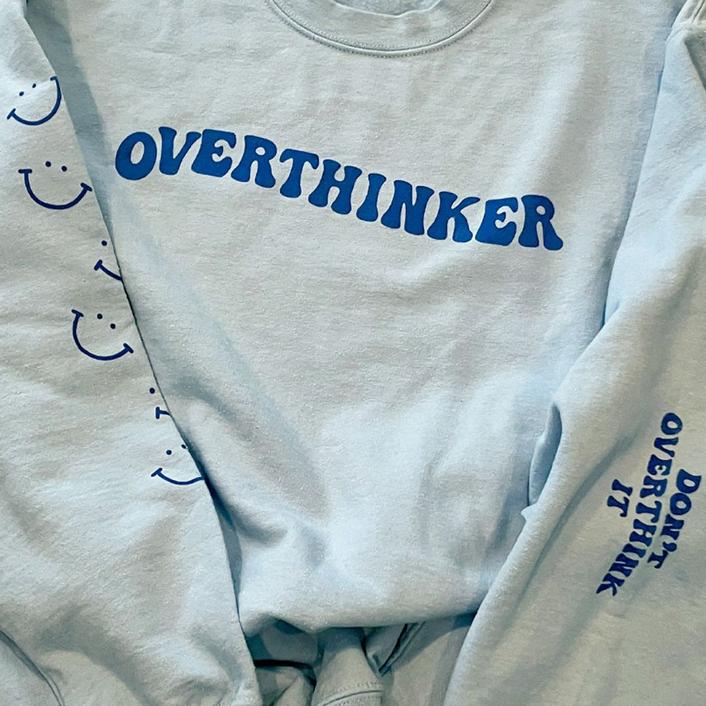 Here Is Overthinker Its A Apparel Brand it makes cute and comfy clothes. It  does not just worry about looks but also the comfort. The Colors were  chooses on their brand goal