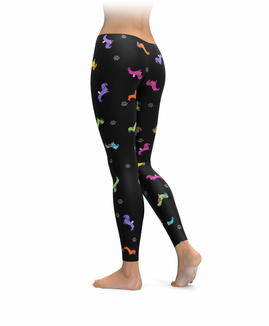 Colorful Dachshund Leggings – Brave New Look